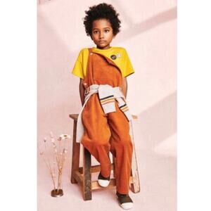 The Sunday Collective Corduroy Overalls Kids Size 8 Years NWT Autumnal Unisex